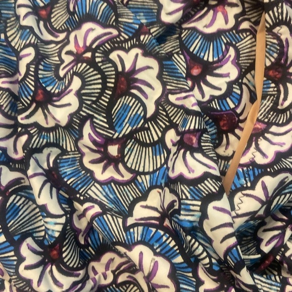 JCrew Criss Cross Neckline Tie Neck Ruched One Piece Swim Suit Sz 0 NEW E8285 - Picture 4 of 4